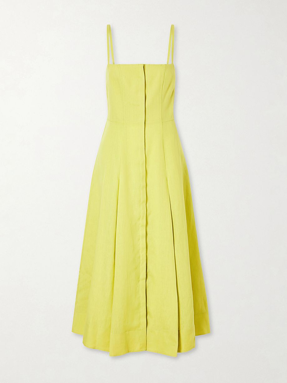 Magritte linen midi dress