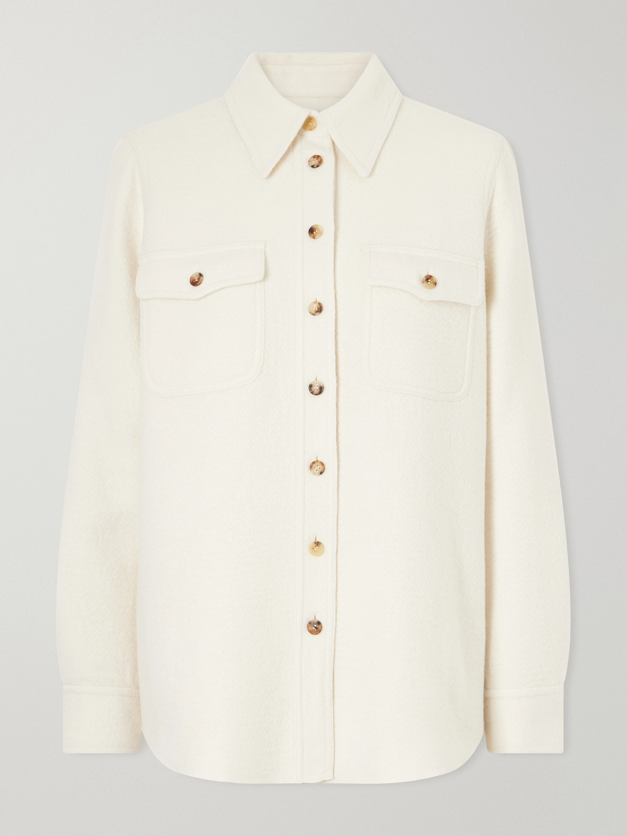 Gabriela Hearst John Austin Cashmere Shirt