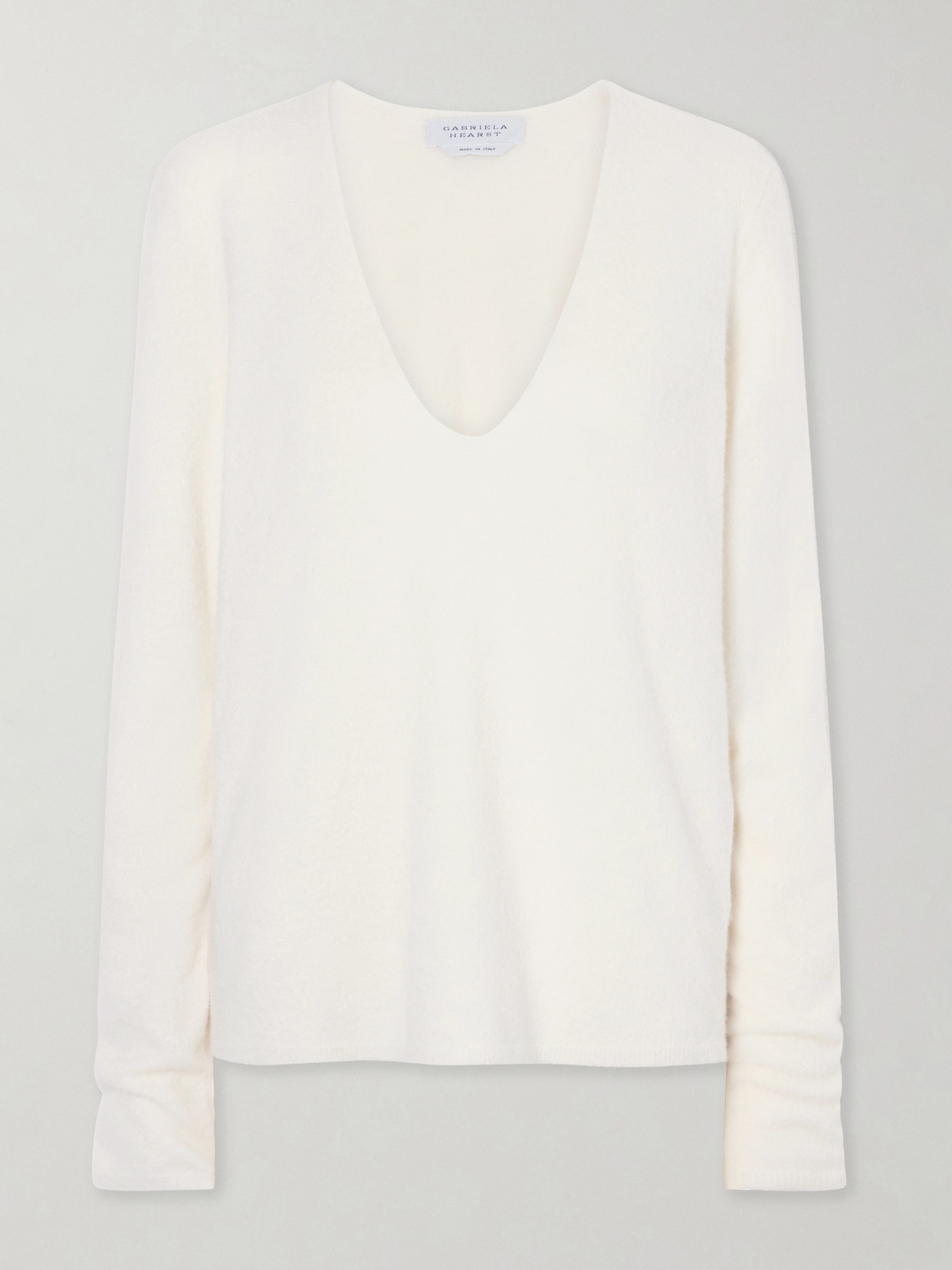 Gabriela Hearst - Orlith Cashmere And Silk-blend Sweater - White