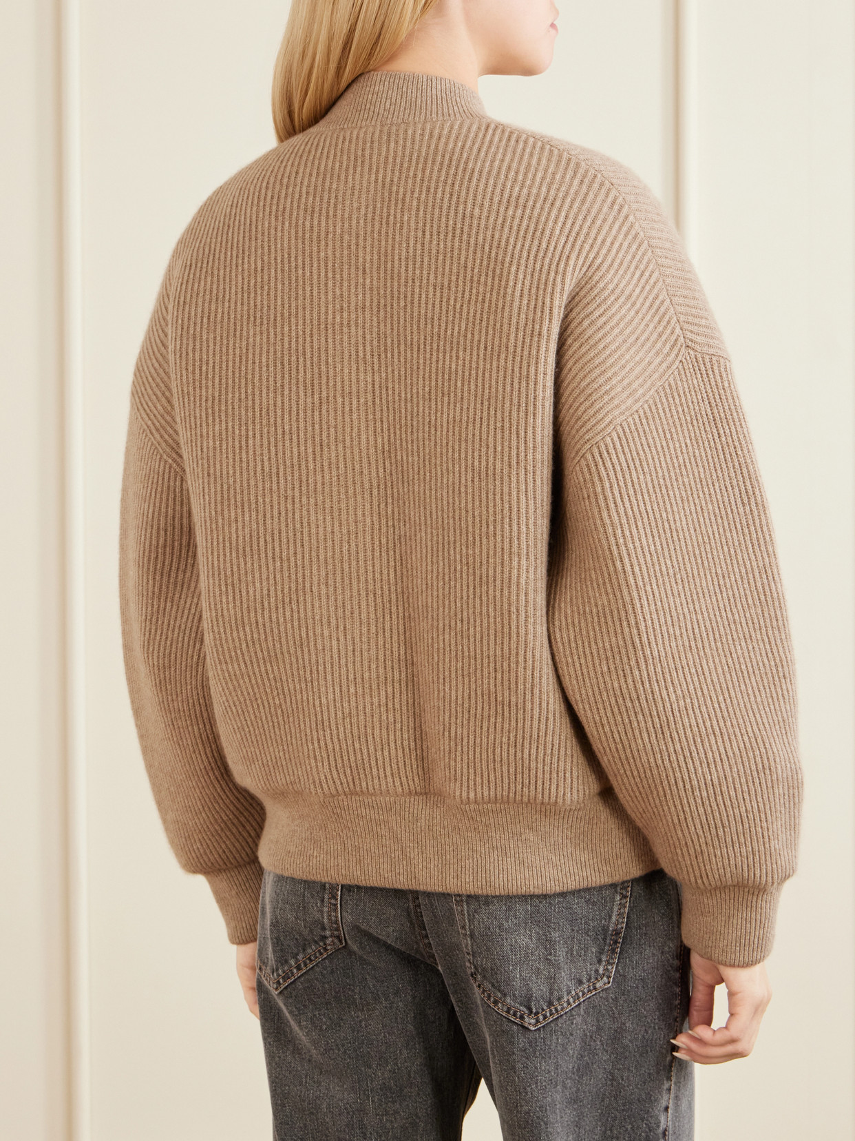 Cashmere Bomber Jacket