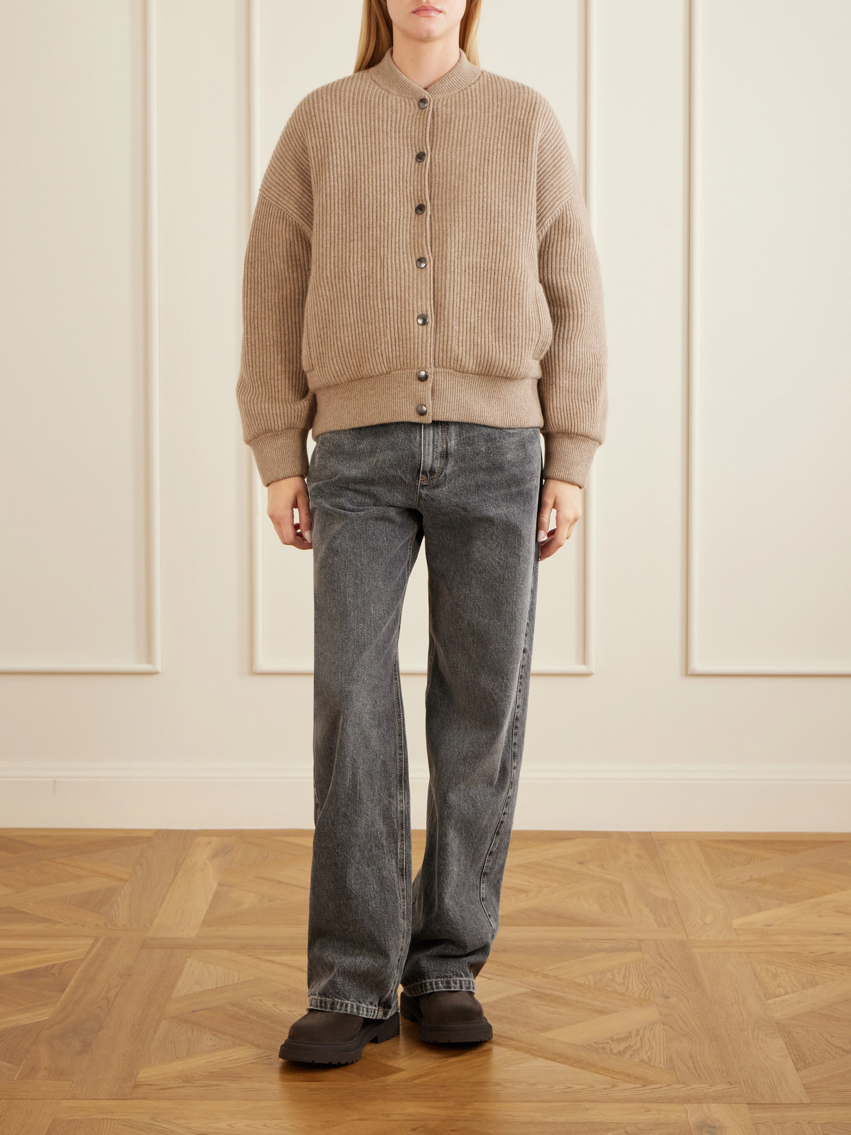 Cashmere Bomber Jacket