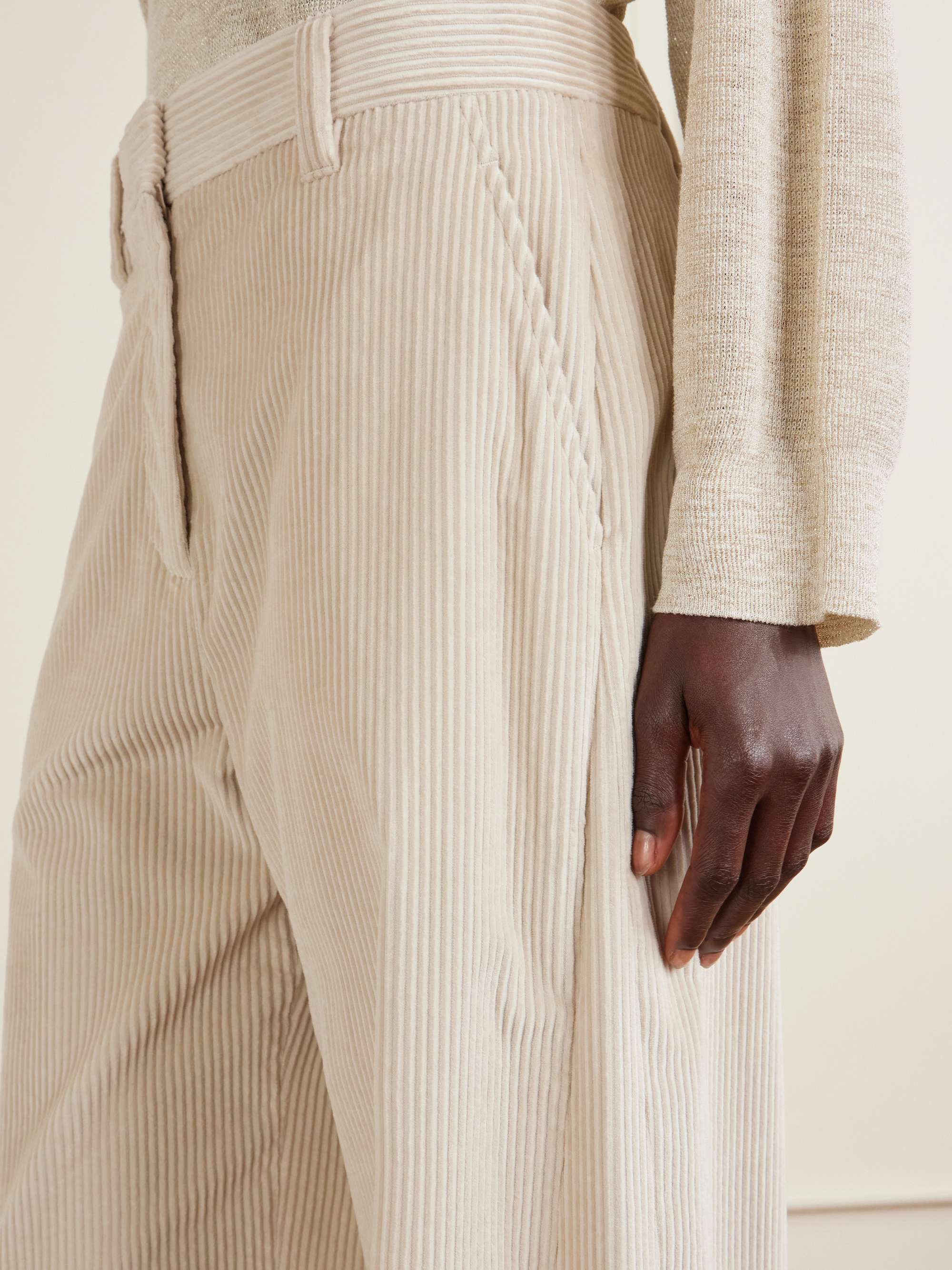 BRUNELLO CUCINELLI Cotton wide-leg pants | NET-A-PORTER