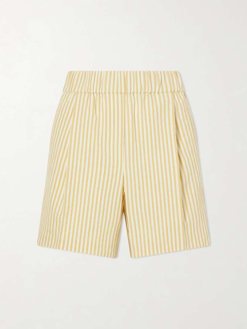 Brunello Cucinelli Striped Cotton-blend Shorts | Thumbnail 5 Brunello Cucinelli Striped Cotton-blend Shorts | Thumbnail 5
