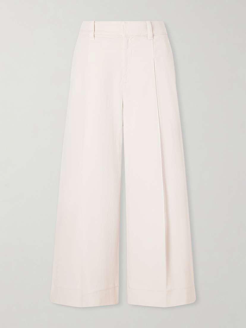 Brunello Cucinelli Cotton-blend Wide-leg Pants | Thumbnail 6 Brunello Cucinelli Cotton-blend Wide-leg Pants | Thumbnail 6