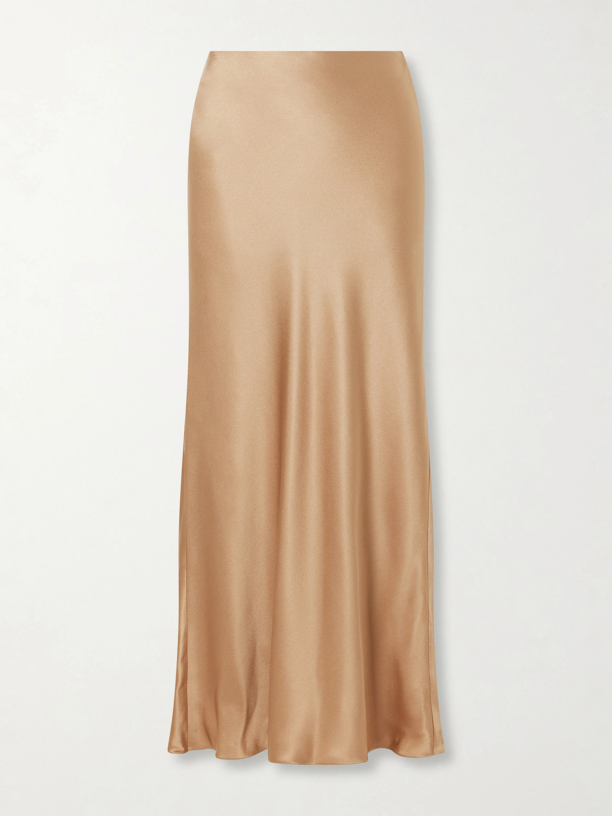 Gabriela Hearst Frei Silk-satin Maxi Skirt In Neutral