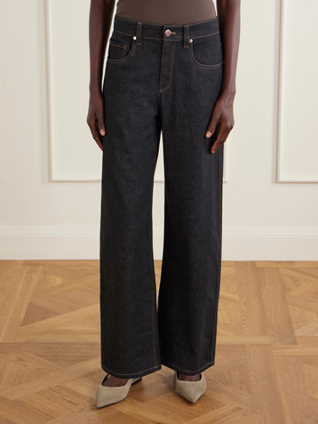 Brunello Cucinelli Mid-rise straight-leg jeans