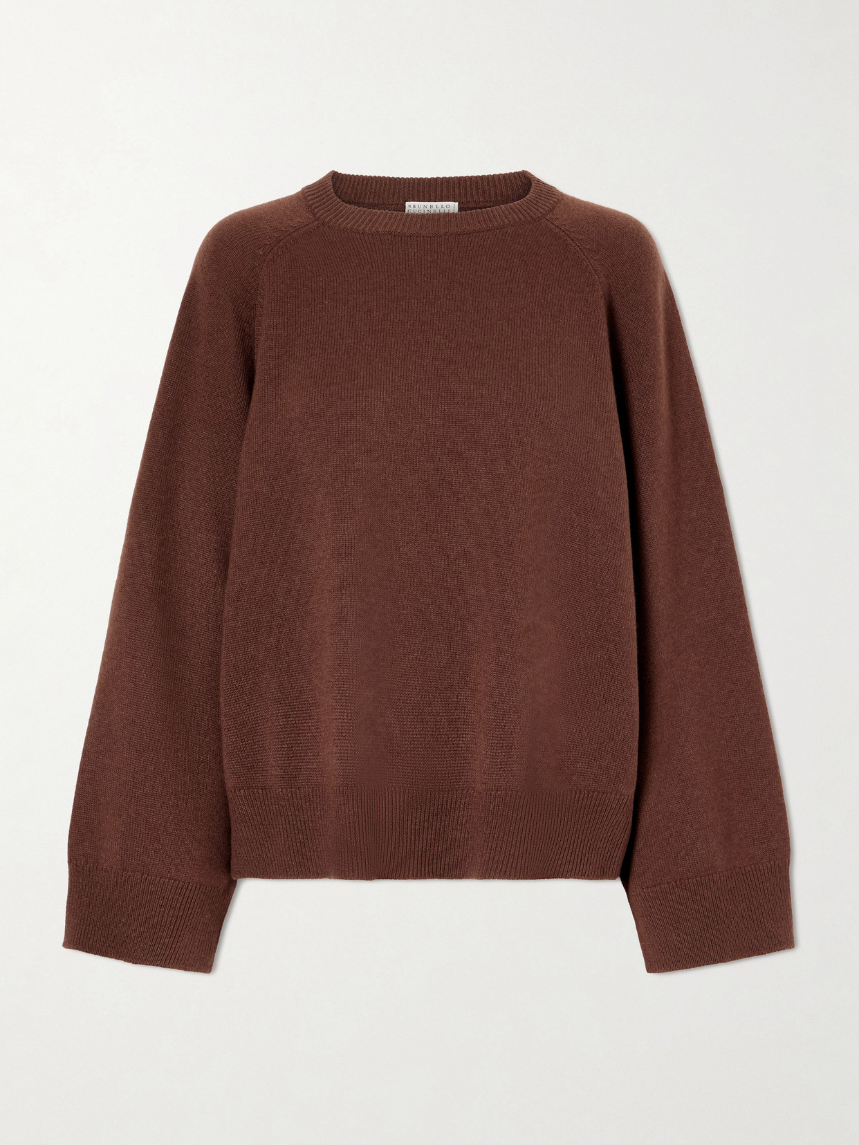 Brunello Cucinelli Cashmere Sweater In Brown
