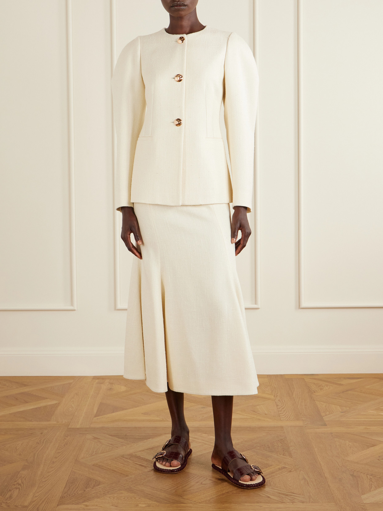 Daelan Silk And Wool-Blend Jacket