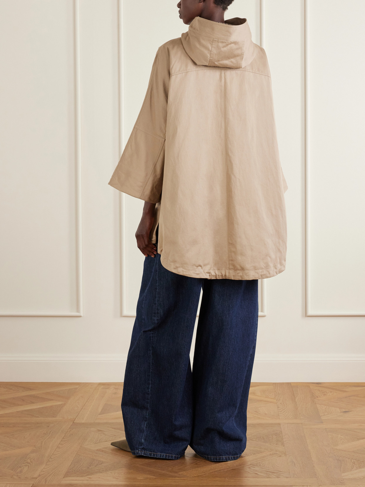 Cotton And Linen-Blend Coat