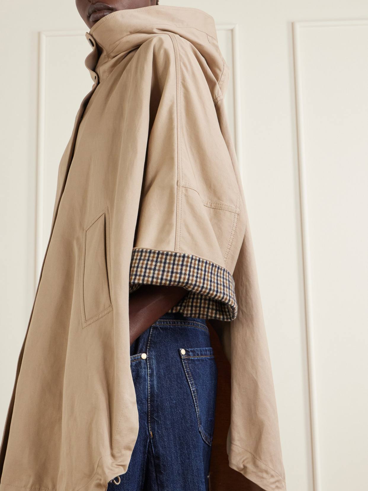 Cotton And Linen-Blend Coat