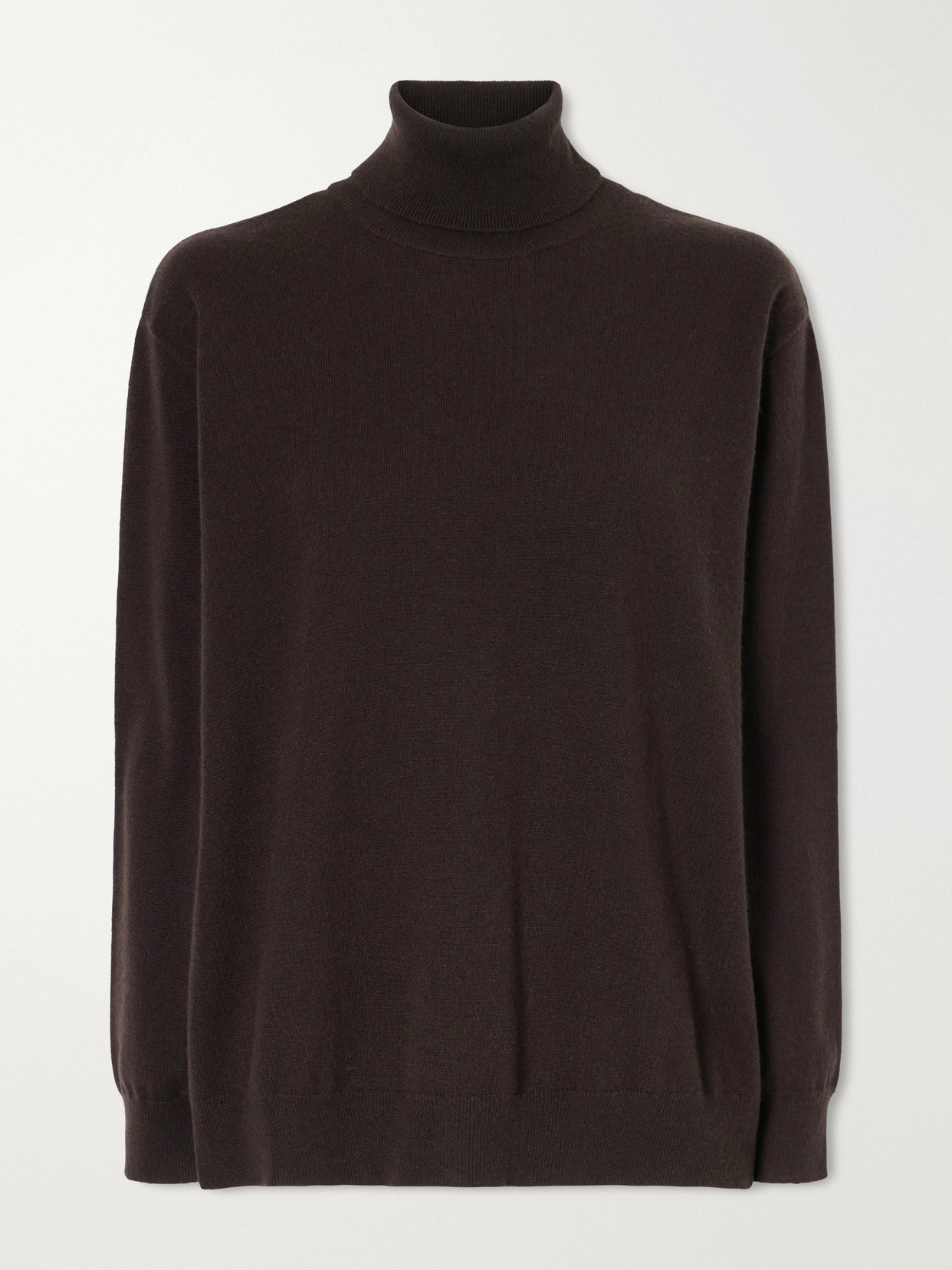 Brunello Cucinelli Cashmere Turtleneck Sweater In Brown