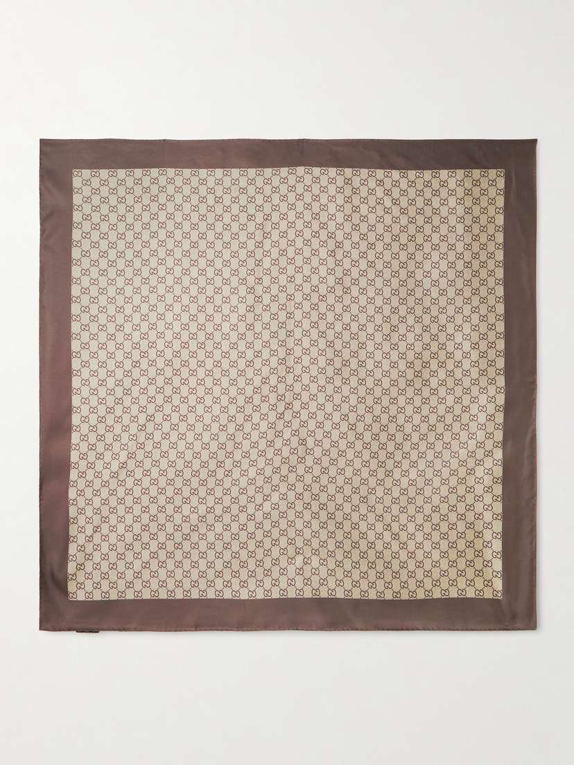 Gucci Printed Silk-twill Scarf