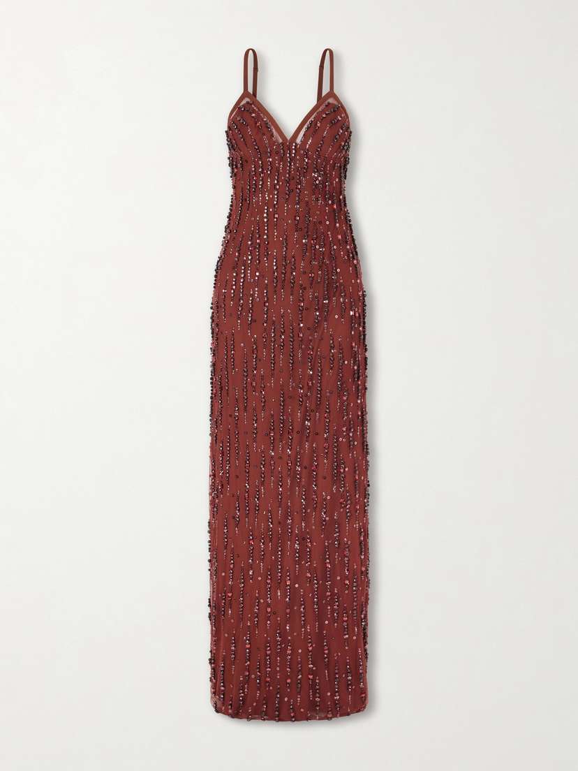 Jenny Packham Ishbel Sequin-embellished Mesh Gown | Thumbnail 5 Jenny Packham Ishbel Sequin-embellished Mesh Gown | Thumbnail 5