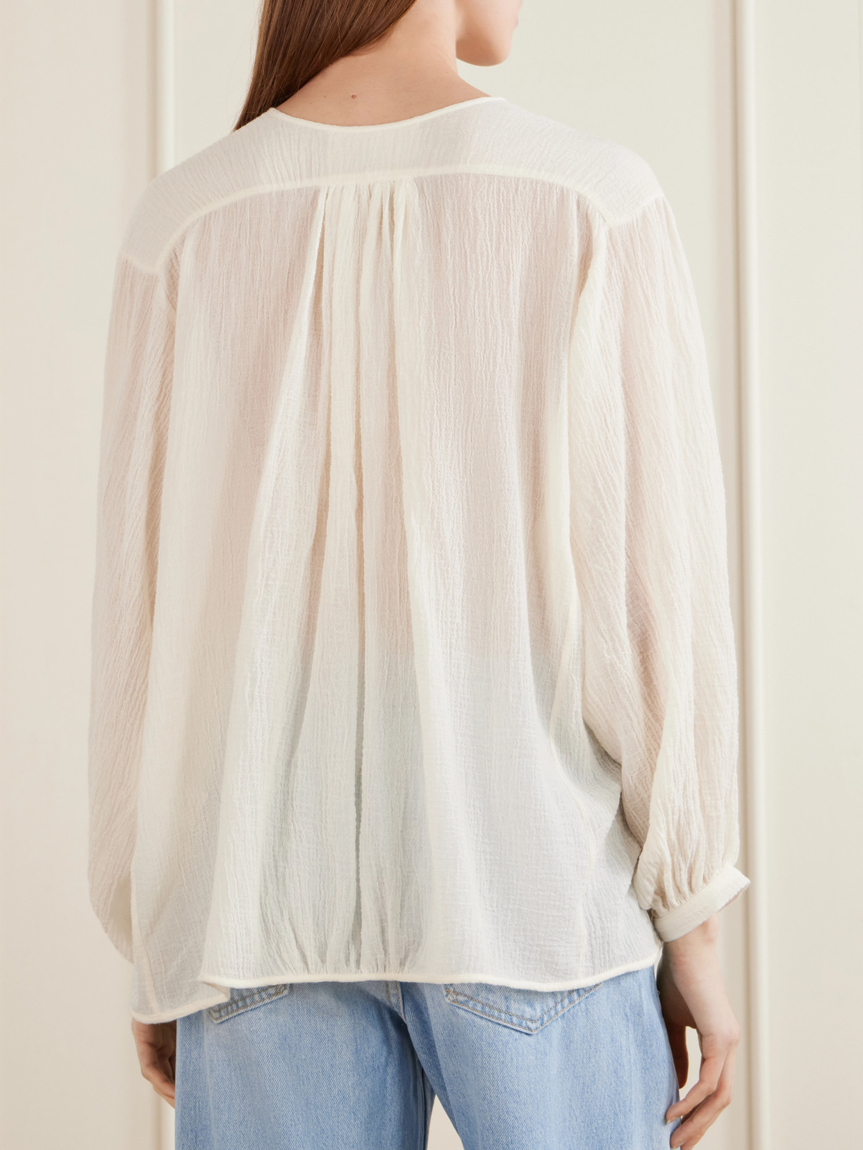 Hazy Nipple Cotton Shirt
