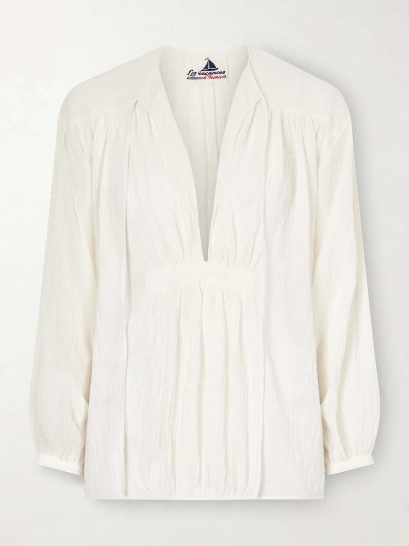 Les Vacances D’Irina Hazy Nipple Cotton Shirt | Thumbnail 5 Les Vacances D’Irina Hazy Nipple Cotton Shirt | Thumbnail 5