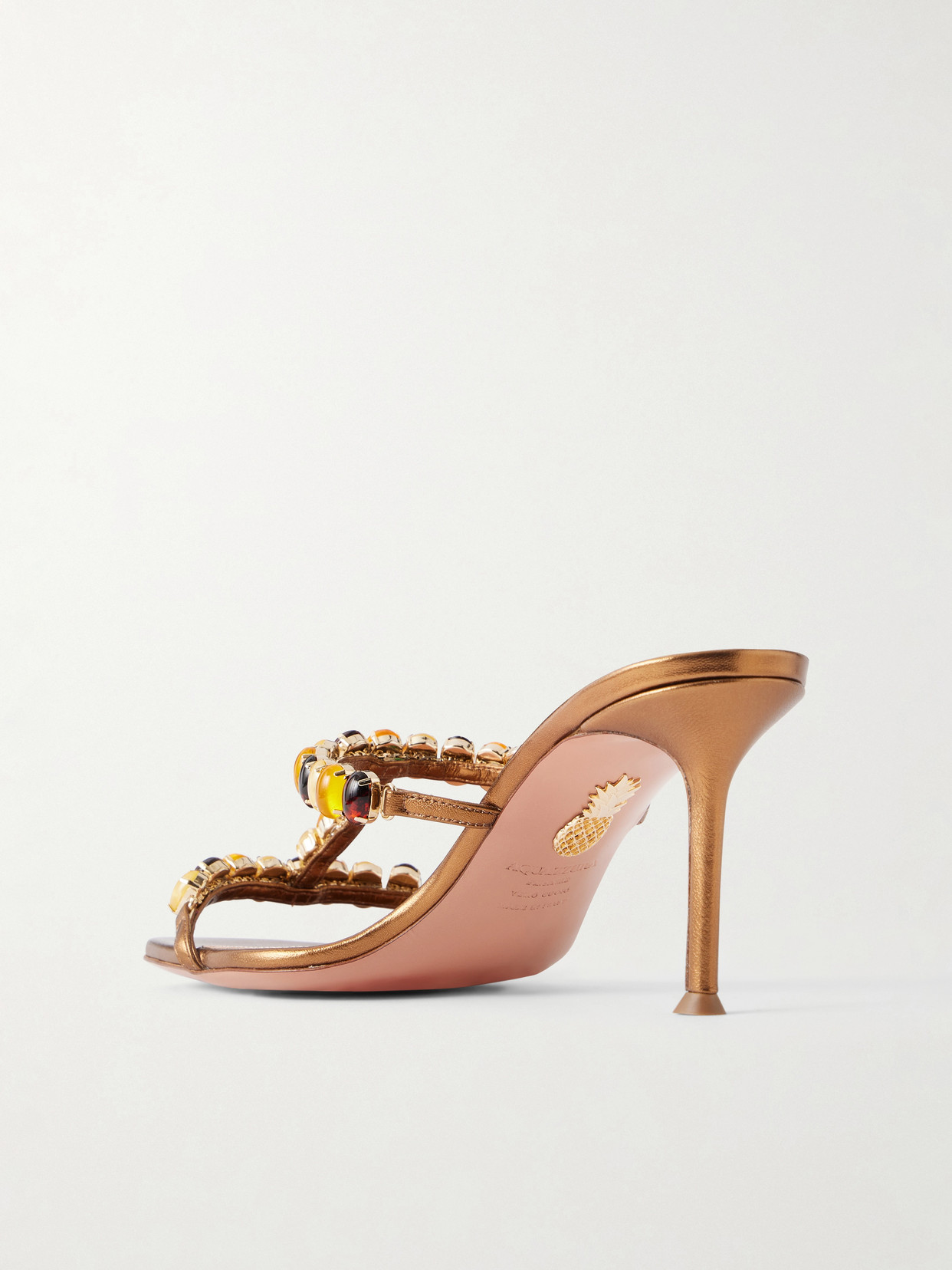 Mystic Stone 75 Crystal-Embellished Sandals