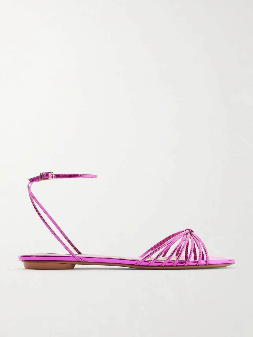 Aquazzura Anima Leather Sandals