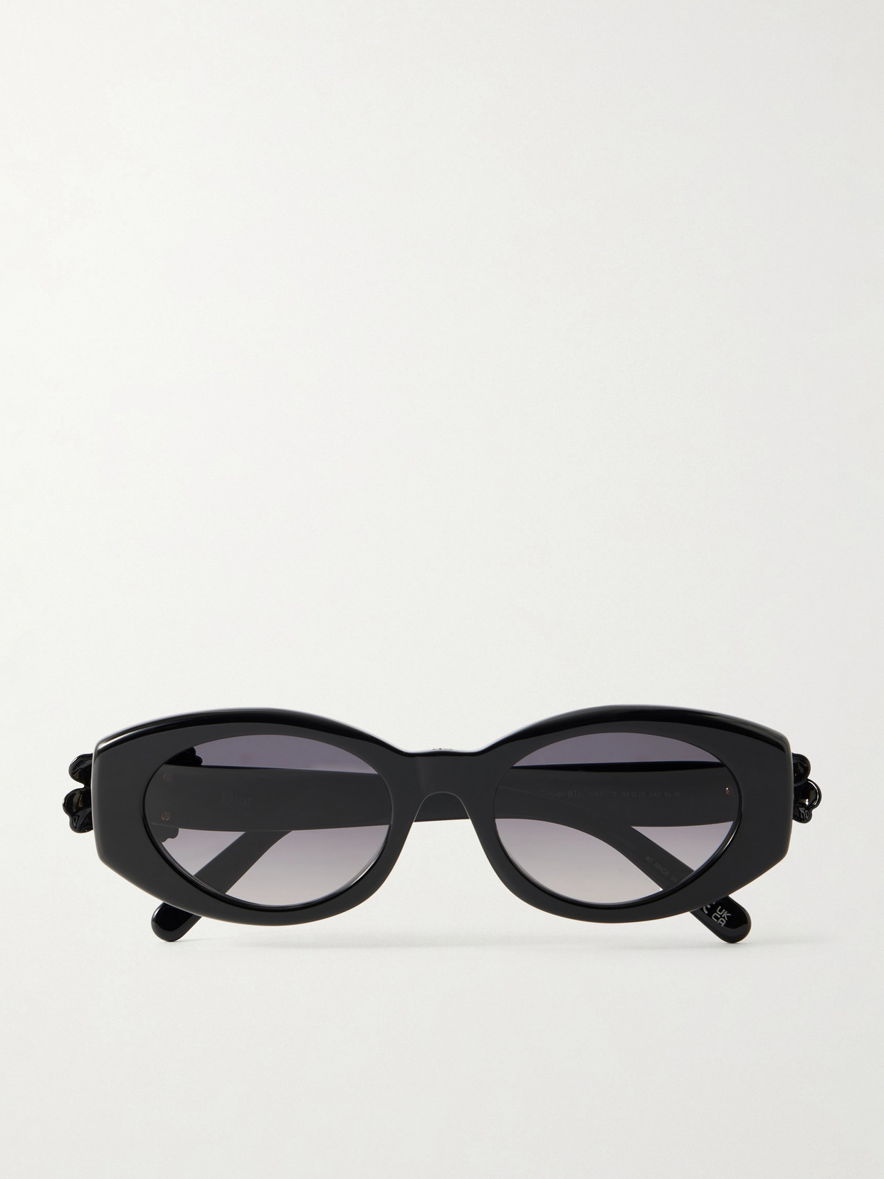 Dior Clover B1i Oval Sunglasses In Purple