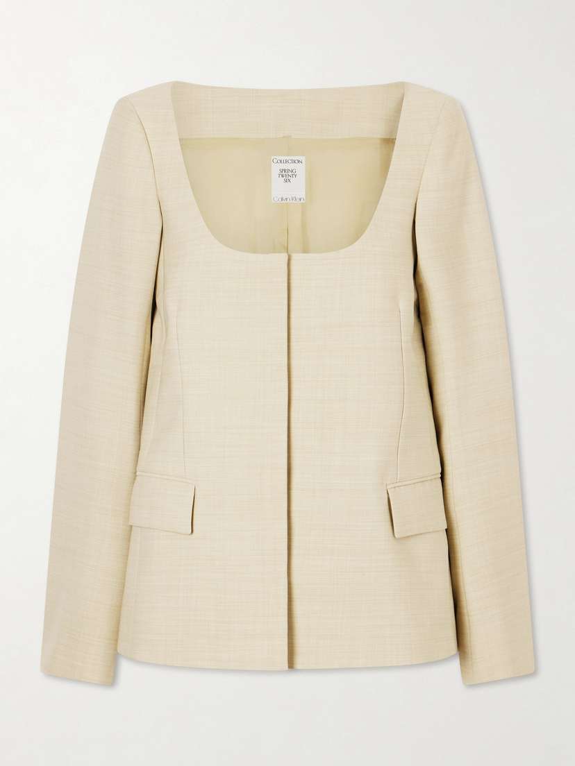 Calvin Klein Collection Camille Wool-twill Jacket