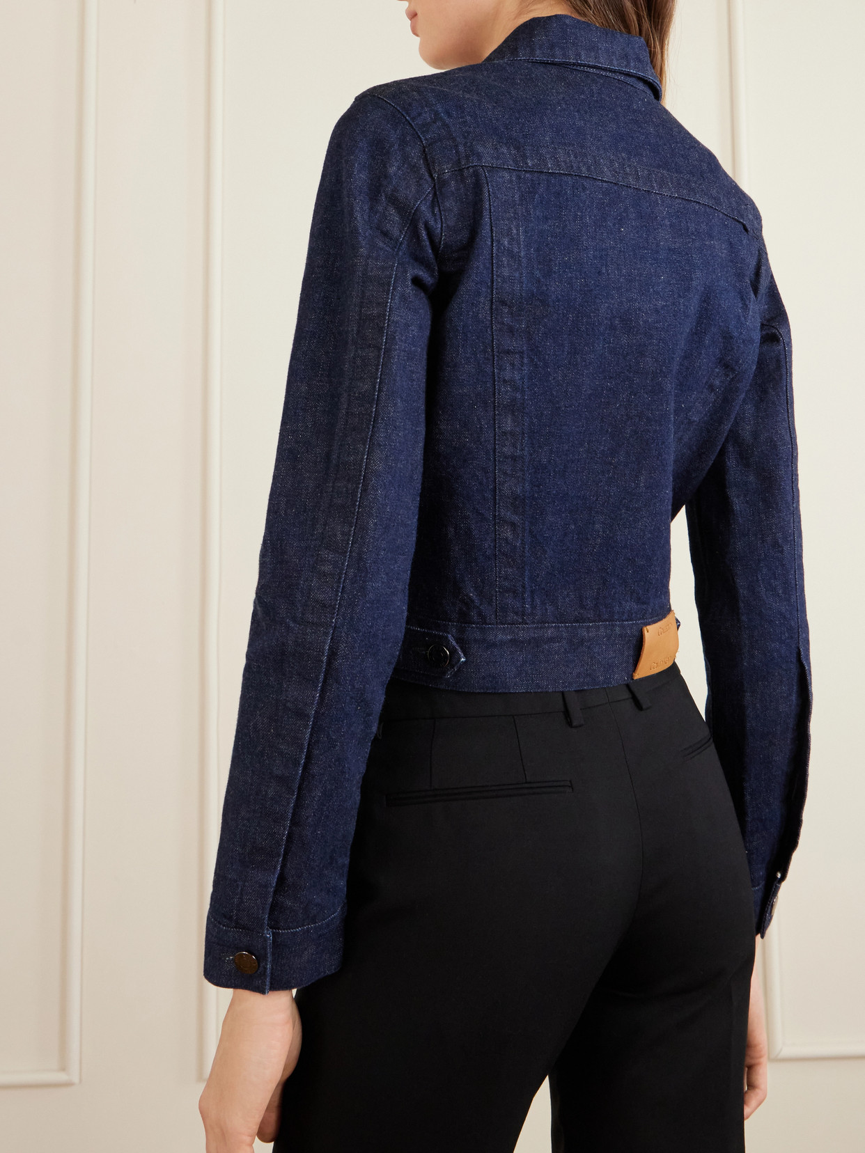 Collection - Lynette Wool-Denim Jacket