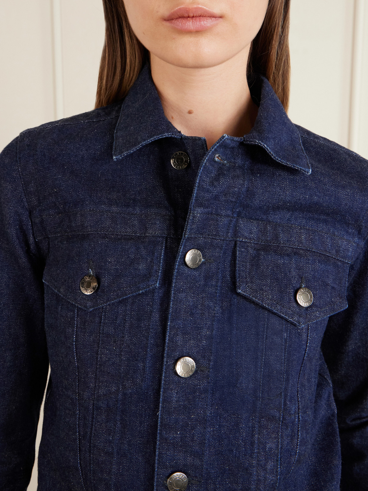 Collection - Lynette Wool-Denim Jacket