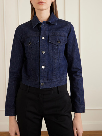 Calvin Klein Collection Lynette wool-denim jacket