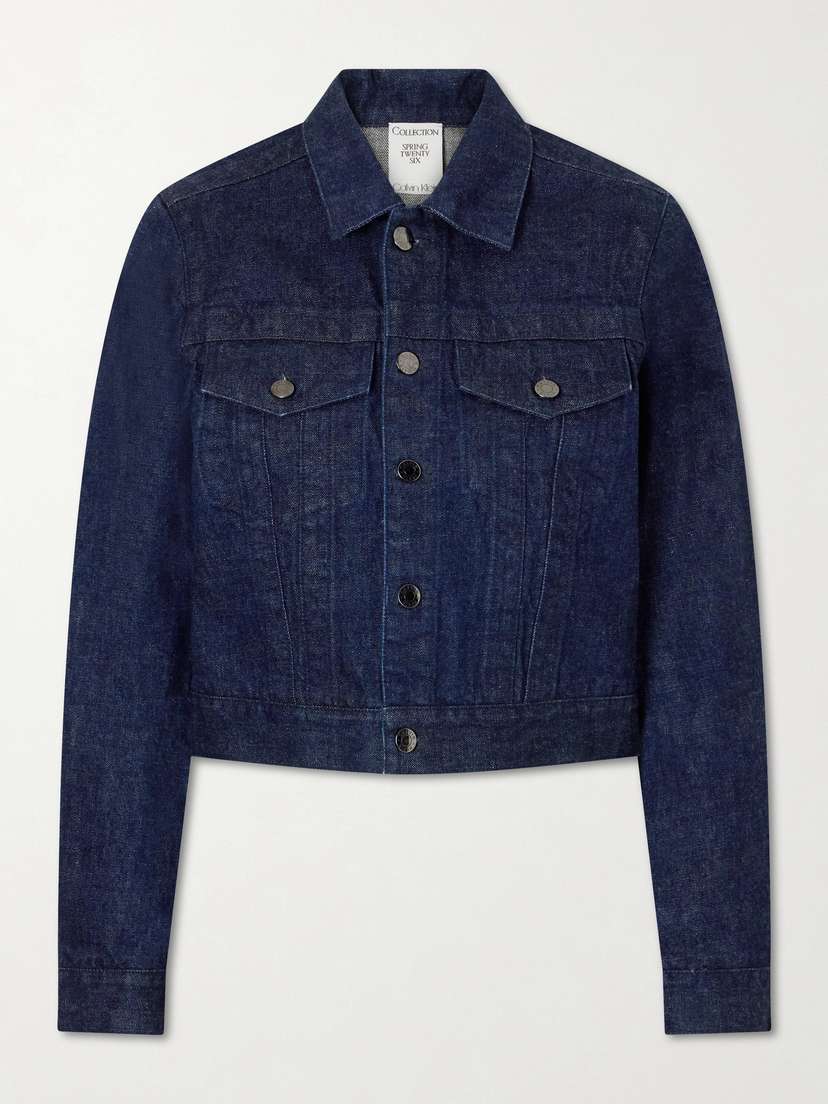 Calvin Klein Collection Lynette Wool-denim Jacket | Thumbnail 6 Calvin Klein Collection Lynette Wool-denim Jacket | Thumbnail 6