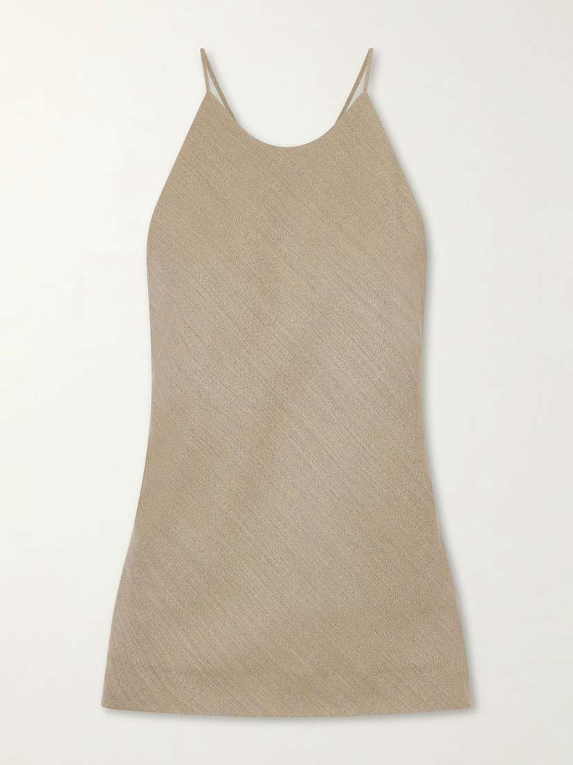Calvin Klein Collection Erin Wool-blend Twill Tank