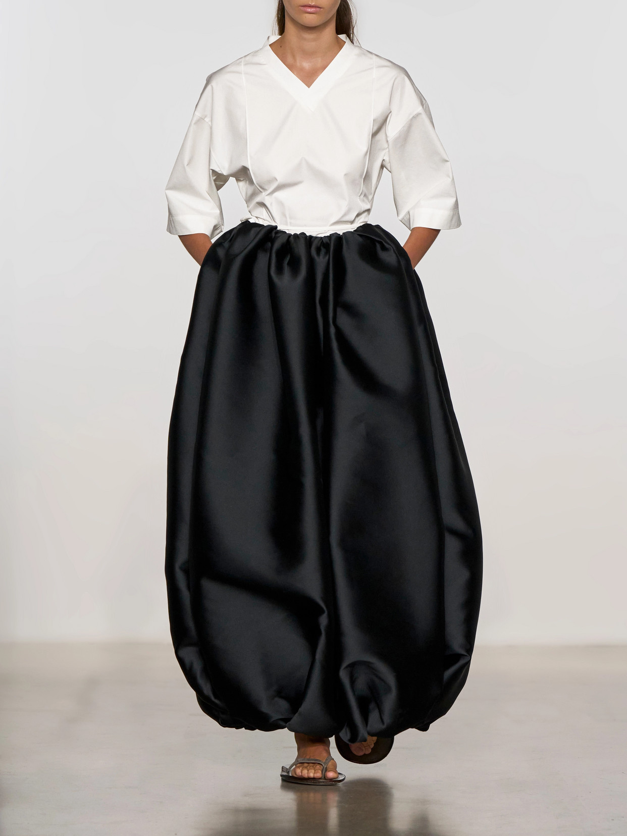 Collection - Lynn Cotton-Poplin Wrap Blouse