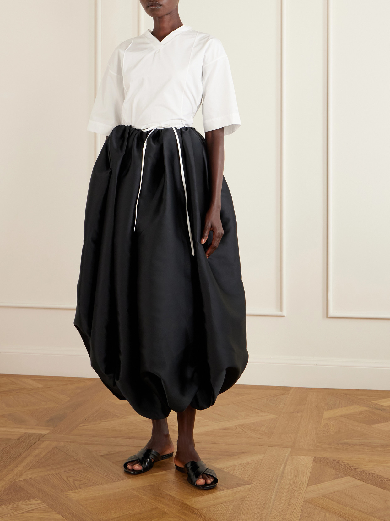 Collection - Lynn Cotton-Poplin Wrap Blouse