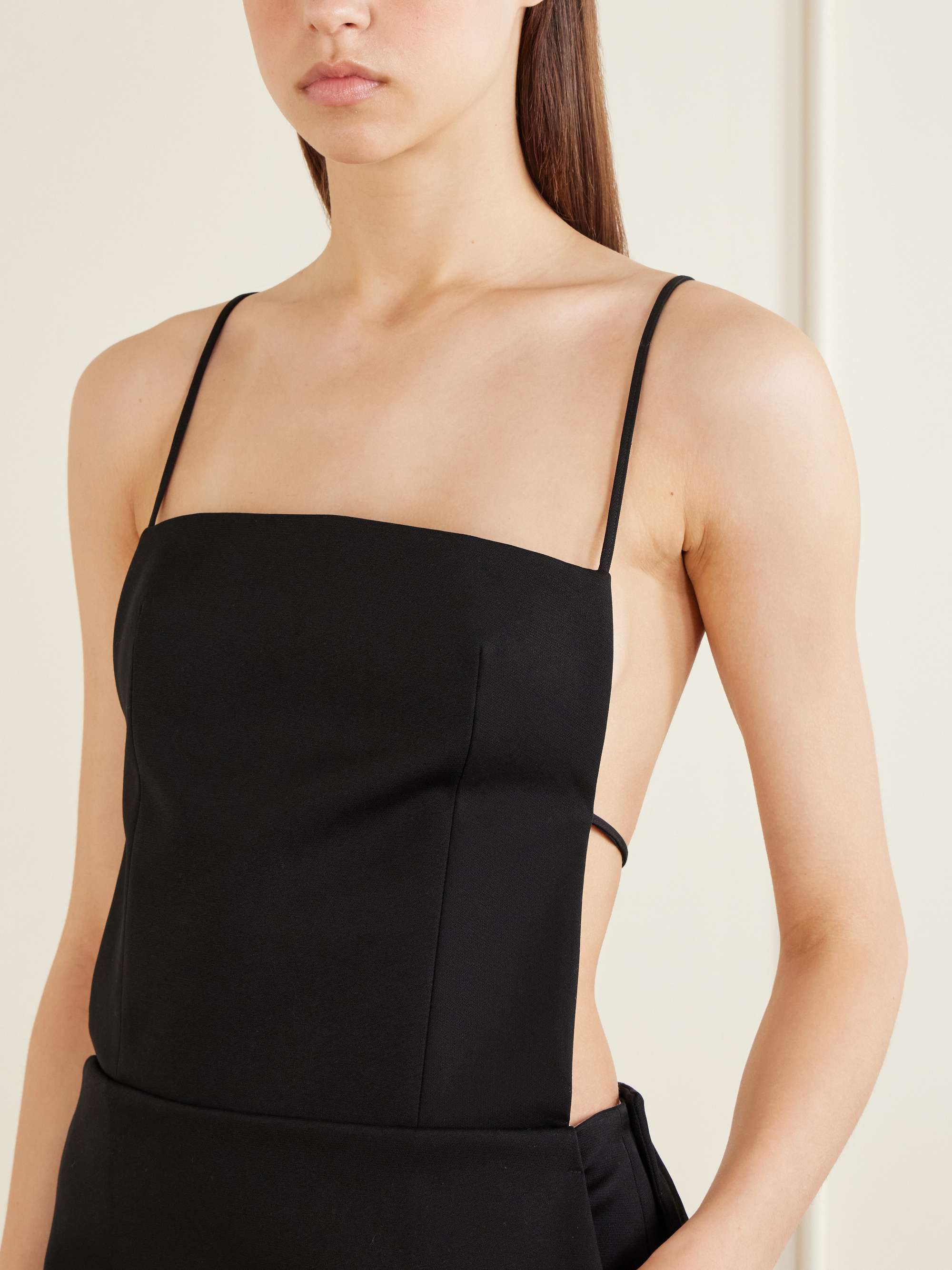calvin klein embroidered a line dress A-Line Mini Dress with Long Sleeves and High Waist – BioBeautify