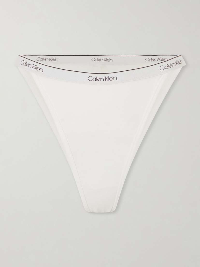Calvin Klein Collection Thea Cotton-blend Briefs | Thumbnail 4