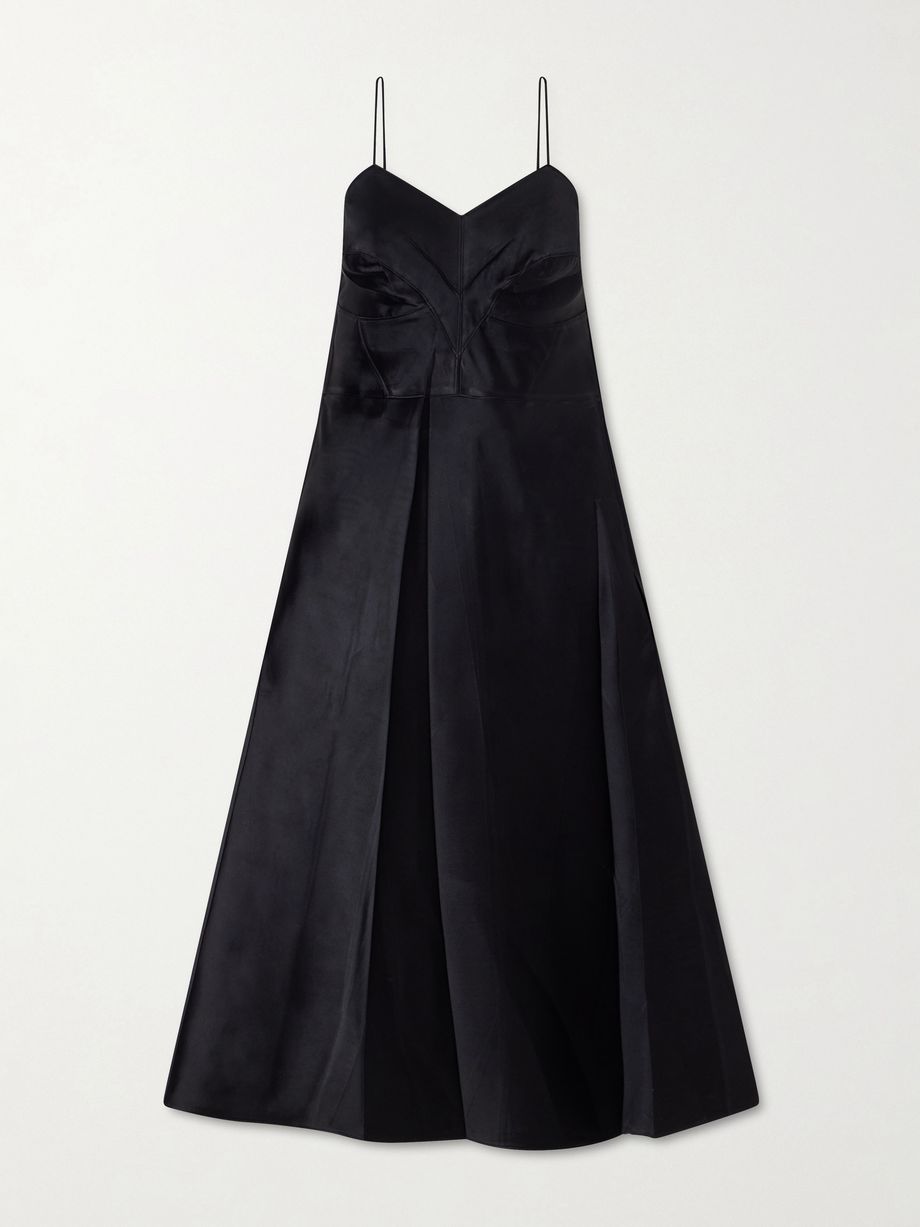 Fia satin midi dress