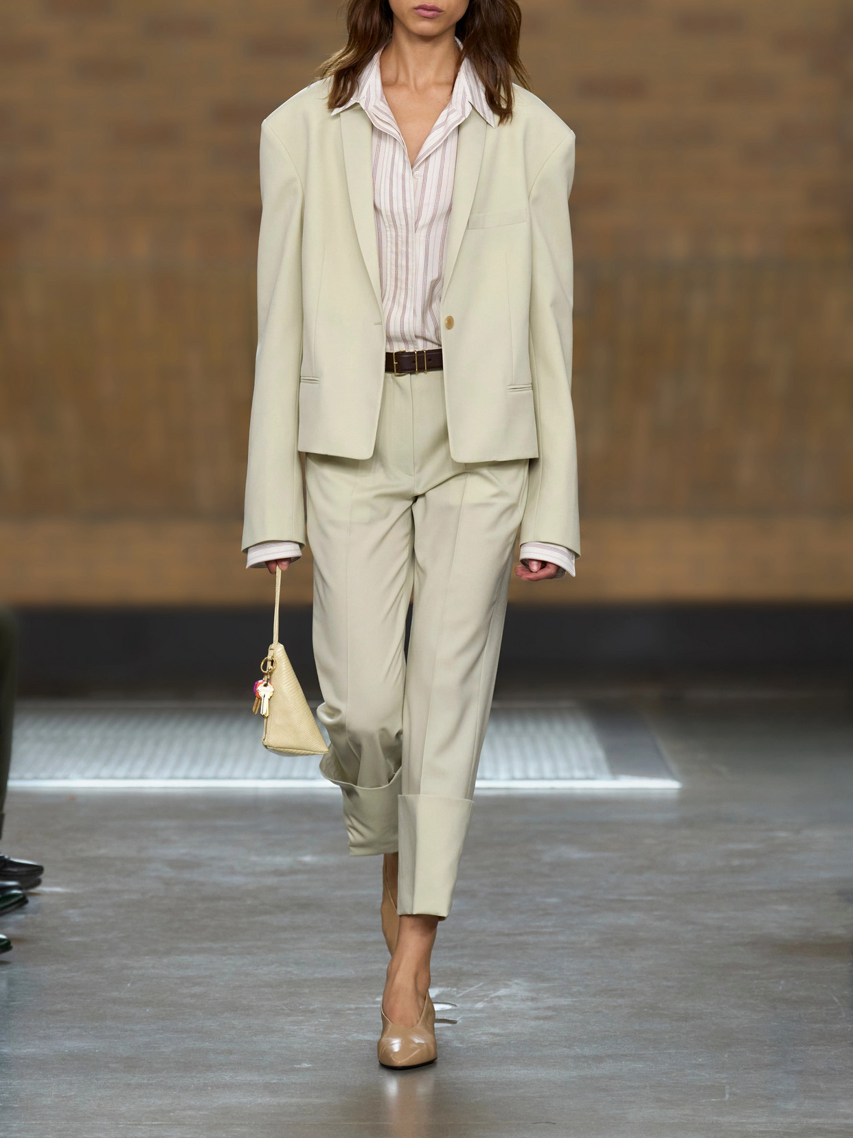 Collection - Amari Pinstriped Cotton And Silk-Blend Shirt