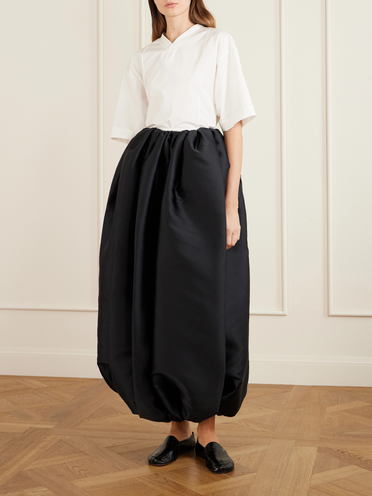 Collection - Gathered Duchesse Maxi