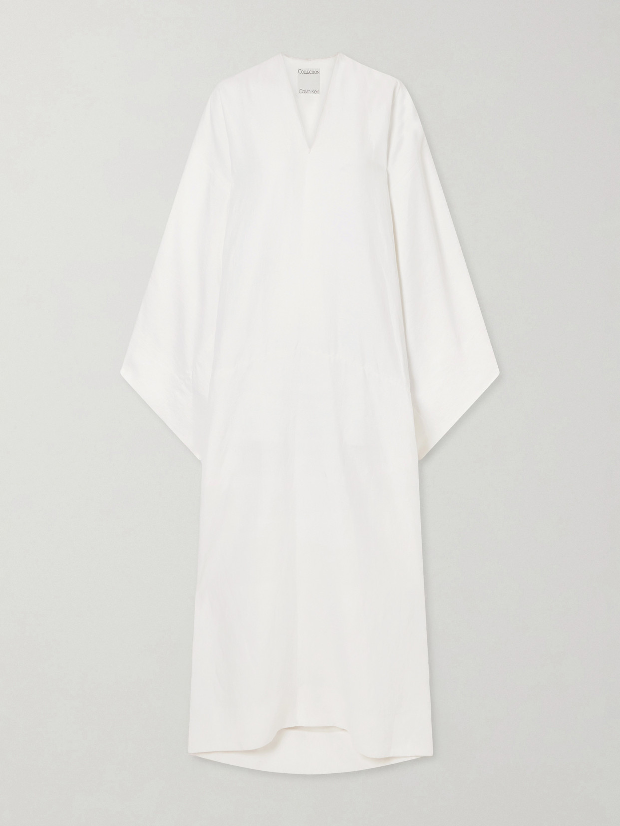 Calvin Klein Collection Blake Cotton Maxi Dress In White