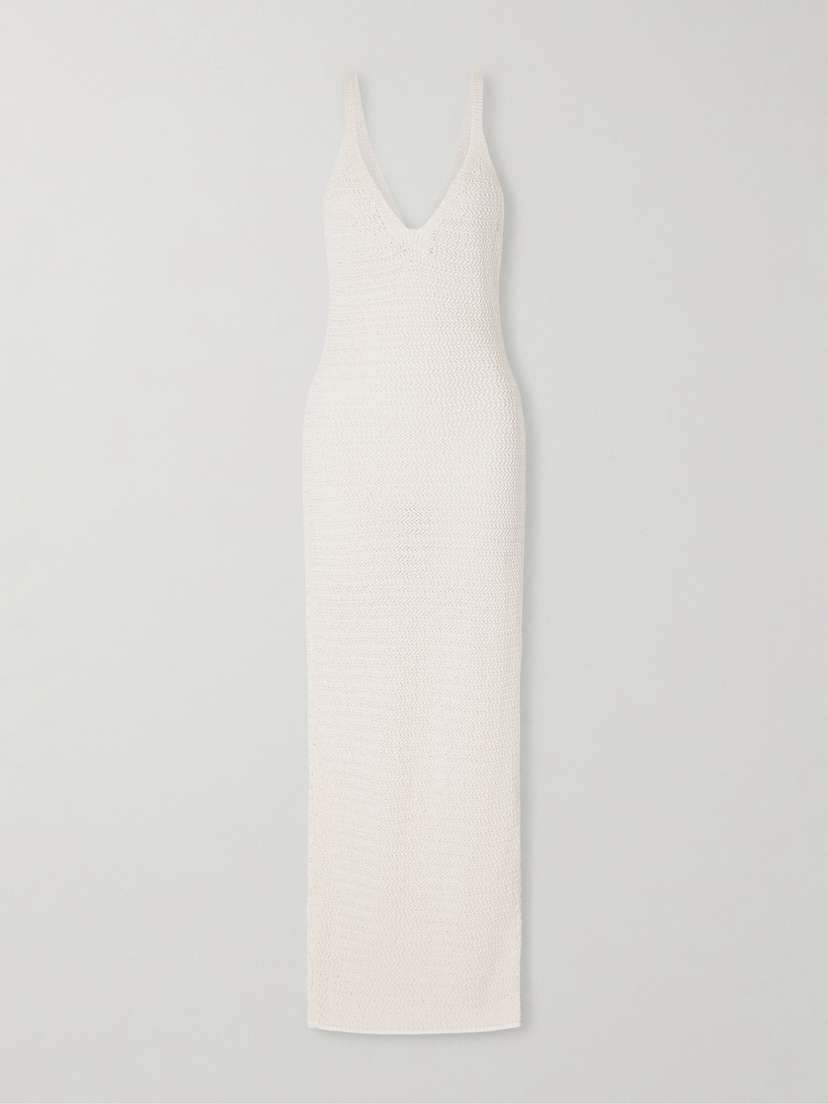 Balmain Crocheted Maxi Dress | Thumbnail 6 Balmain Crocheted Maxi Dress | Thumbnail 6