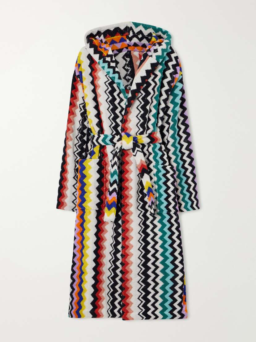 Missoni Home Hooded Striped Cotton-terry Robe | Thumbnail 5 Missoni Home Hooded Striped Cotton-terry Robe | Thumbnail 5