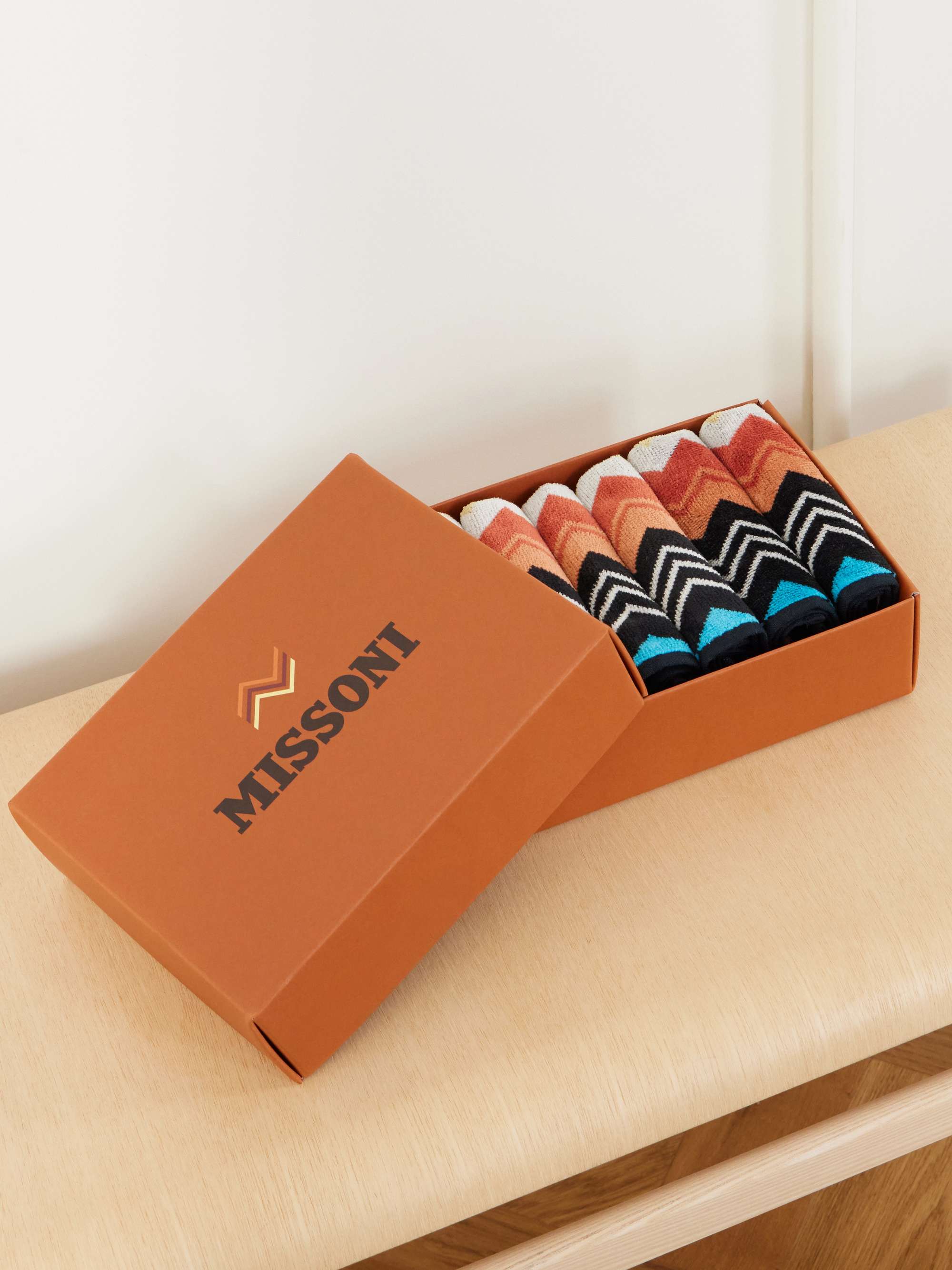 MISSONI HOME Giacomo set of five cotton-terry towels | NET-A-PORTER