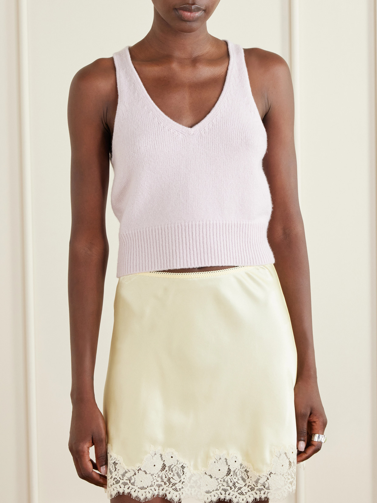 The Reese Silk And Cashmere-Blend Tank