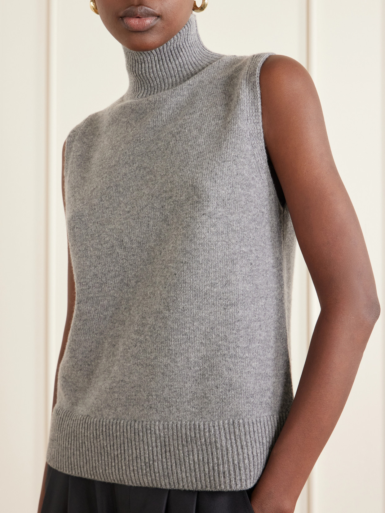 The Bruno Wool And Cashmere-Blend Turtleneck Tank