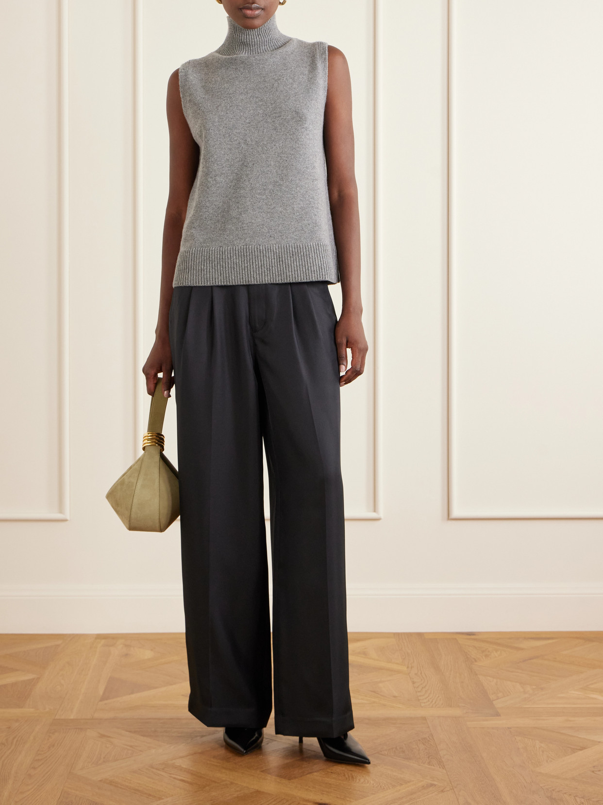 The Bruno Wool And Cashmere-Blend Turtleneck Tank