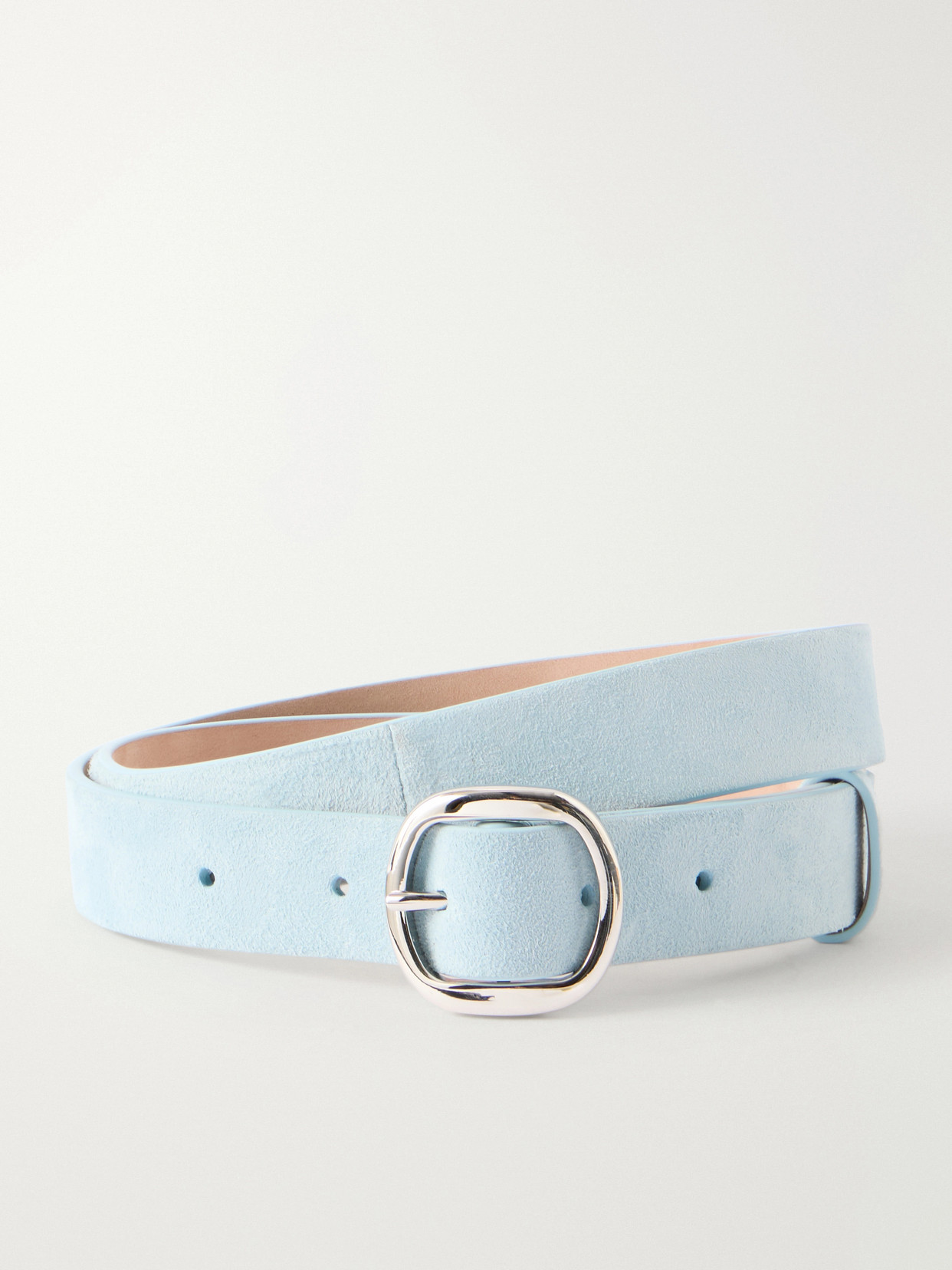 Gabriela Hearst - Elster Suede Belt - Blue