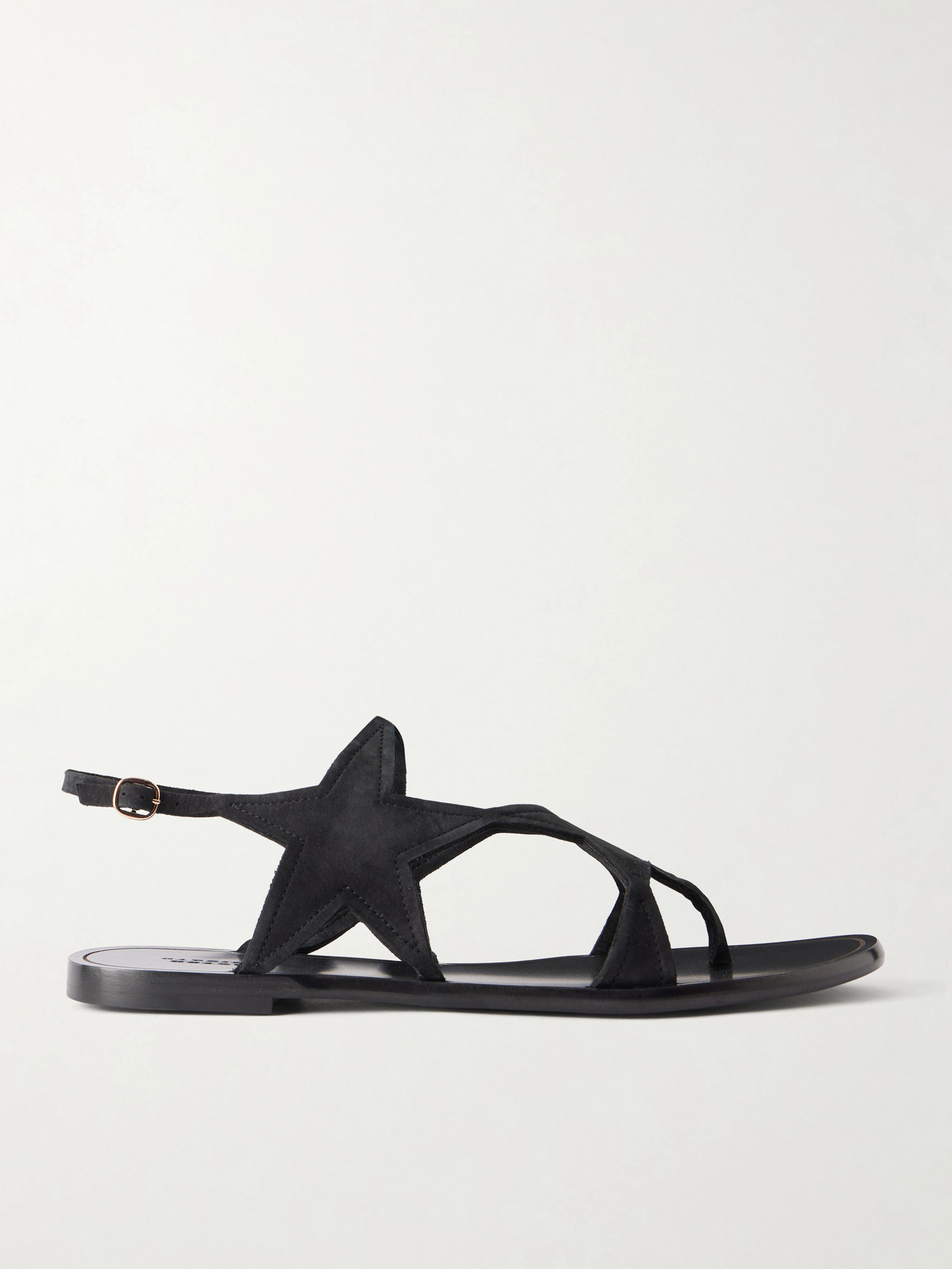 Gabriela Hearst - Star Suede Sandals - Black