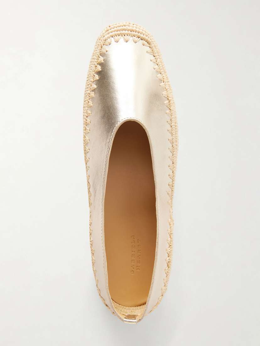 Gabriela Hearst Strength Suede And Raffia Ballet Flats | Thumbnail 6 Gabriela Hearst Strength Suede And Raffia Ballet Flats | Thumbnail 6
