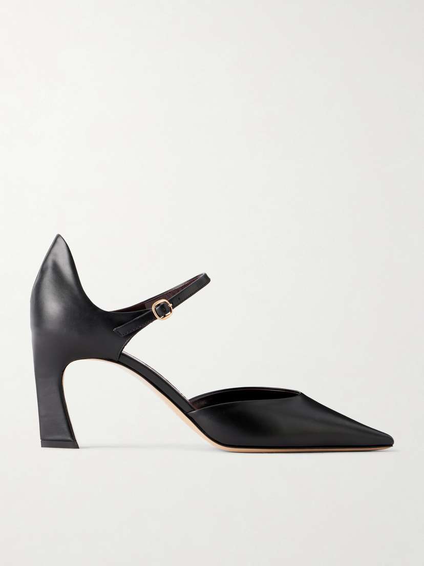 Gabriela Hearst Devil Pump 80 Leather Mary Jane Pumps | Thumbnail 6