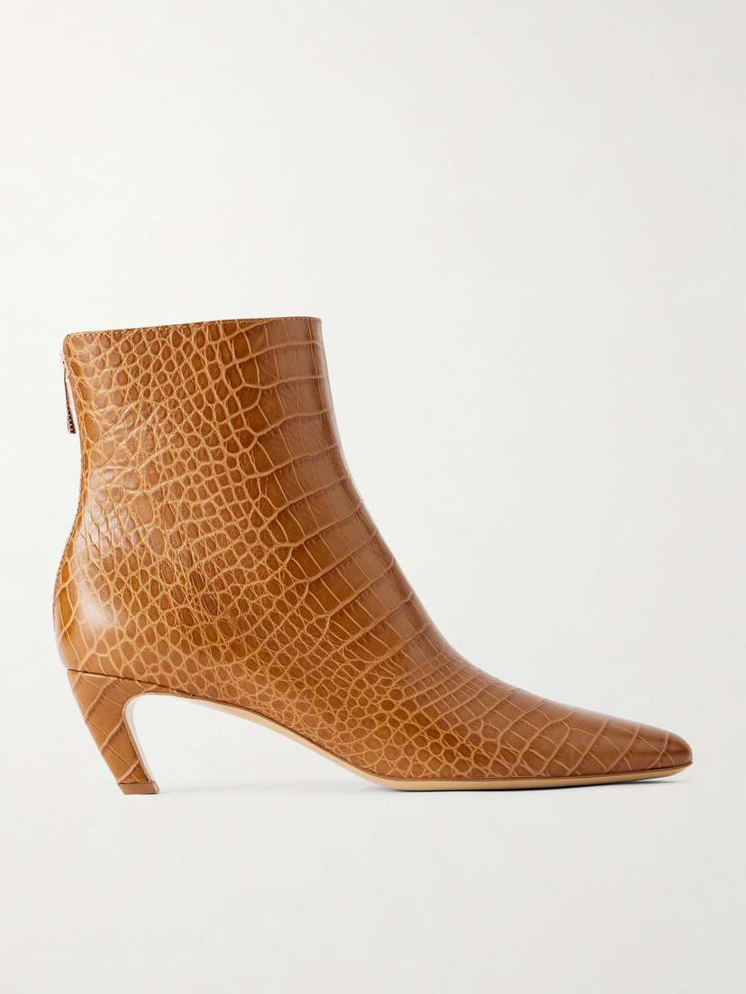Gabriela Hearst Clayton 50 Croc-effect Leather Ankle Boots | Thumbnail 6 Gabriela Hearst Clayton 50 Croc-effect Leather Ankle Boots | Thumbnail 6