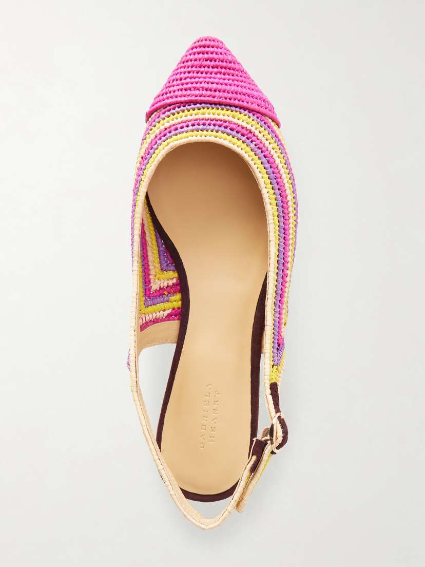 Gabriela Hearst Strength Crocheted-raffia Ballet Flats | Thumbnail 6 Gabriela Hearst Strength Crocheted-raffia Ballet Flats | Thumbnail 6