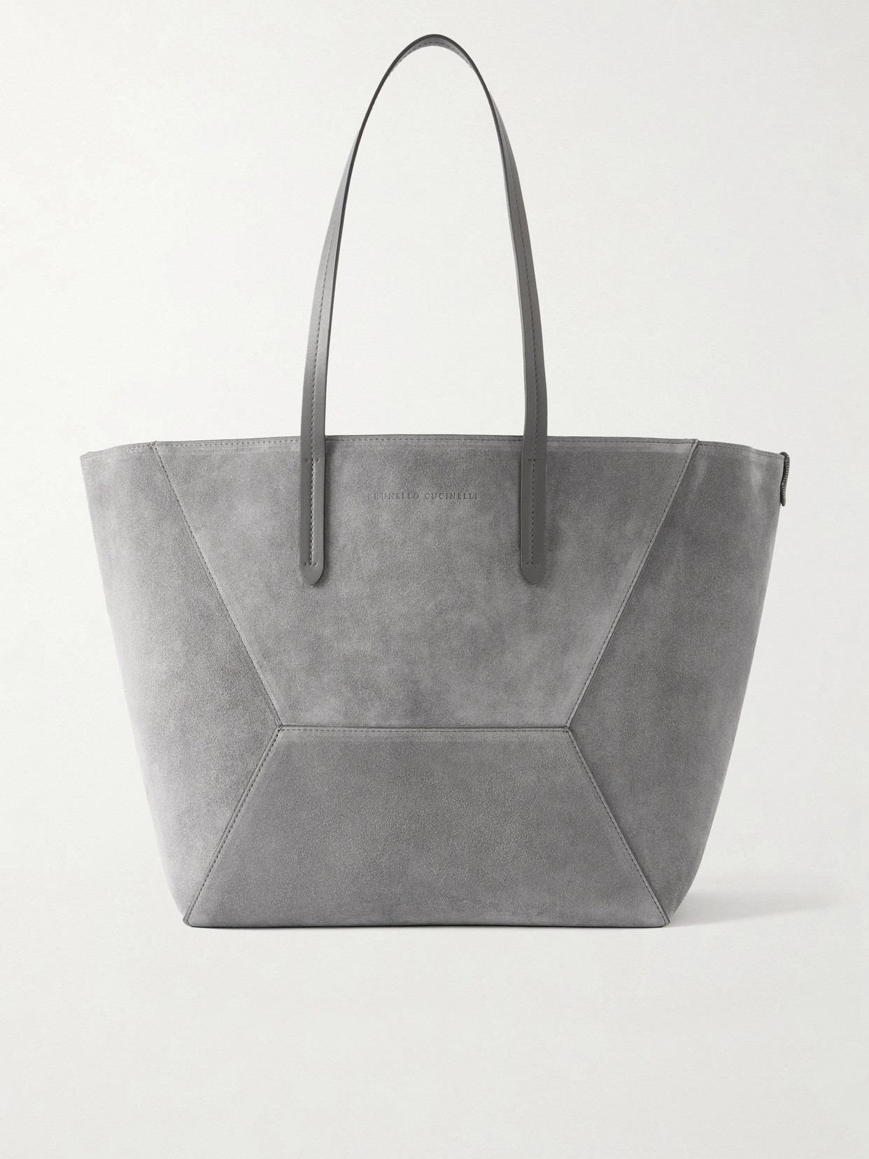 Brunello Cucinelli - Maxi Suede Tote - Gray