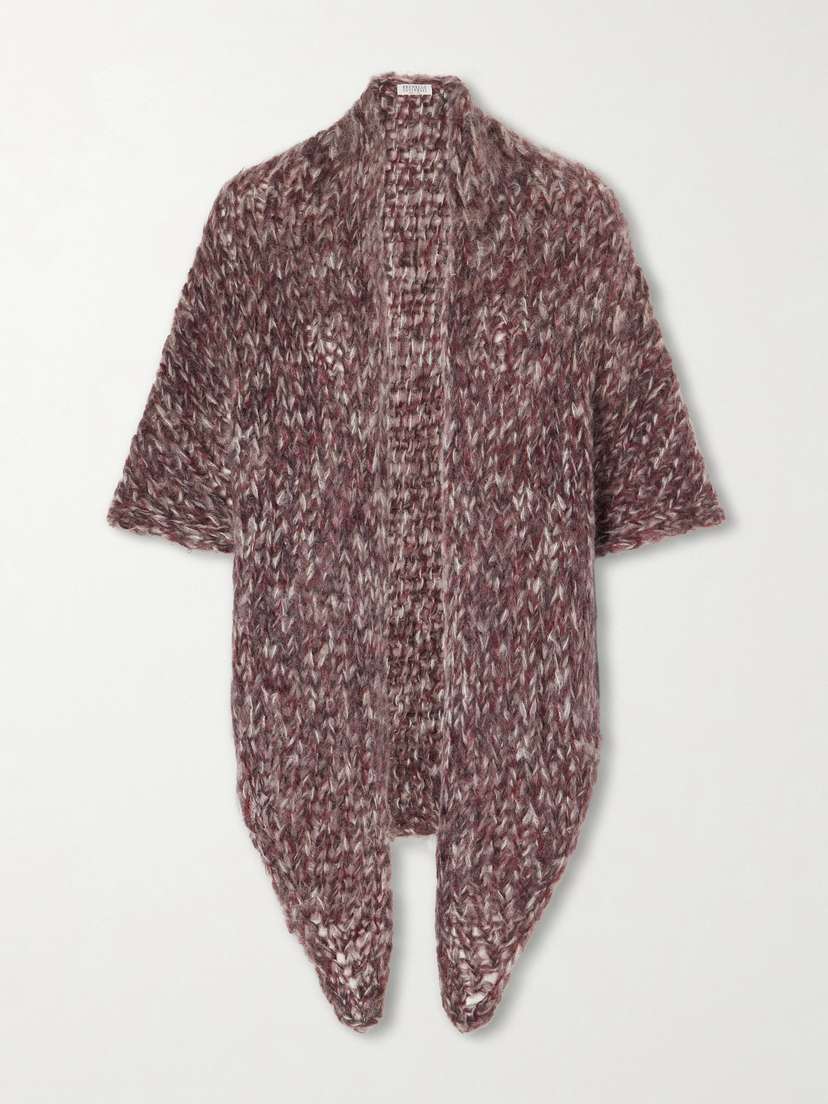 Brunello Cucinelli Mohair-blend Poncho | Thumbnail 3 Brunello Cucinelli Mohair-blend Poncho | Thumbnail 3